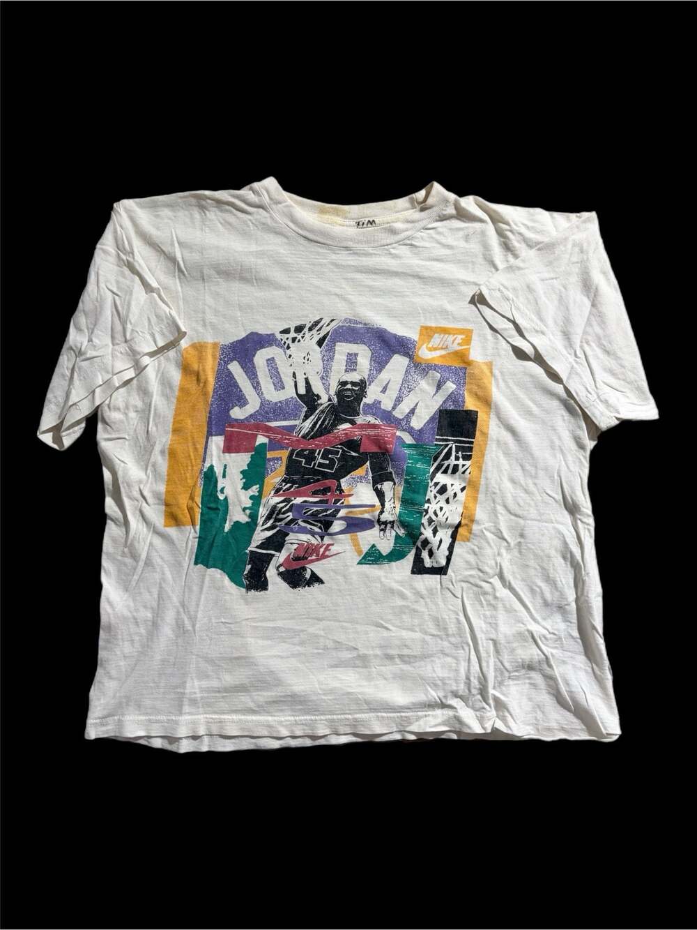 Vintage 90s Nike Michael Jordan #45 Basketball Graphic T-Shirt